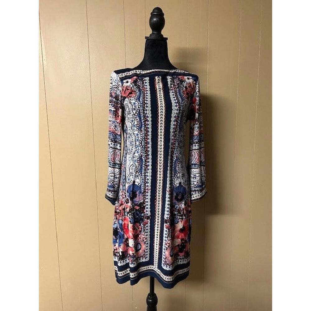 Size 6 – Versona Blue Printed Dress | Floral & Boho